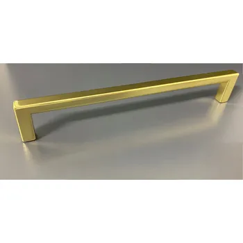 Nábytkové kování Nábytková úchytka jednoduchá SOLANO L-192 mm Zlatý Lesk