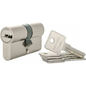 Vložka do dveří Vložka do zámku Gerda H Plus 30/40 mm, nikl satén - 5 klíčů