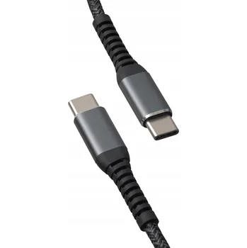 Datový kabel Kabel Qualo USB typ C - USB typ C 1 m černý
