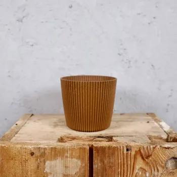 Květináč Prosperplast plastový květináč Milly round eco wood Ø 12 cm