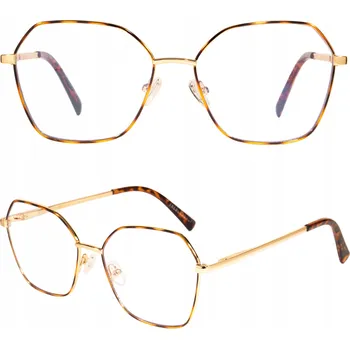 Theblogshop brýle bez dioptrií "mušky" zlaté