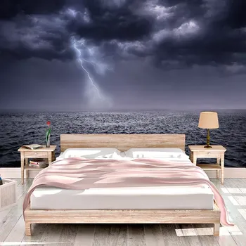 Tapeta Sablio Tapeta Bouře nad mořem - 125x75 cm