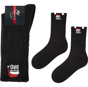 Pánské ponožky Marilyn Vánoční Ponožky PÁNSKÉ PONOŽKY MARILYN černé, velikost 41-45