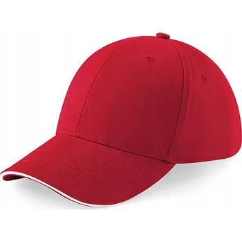 Pokrývka hlavy Beechfield kšiltovka červená, univerzální velikost