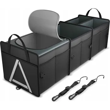 Organizér do auta ORGANIZÉR DO KUFRU AUTA SKLÁDACÍ BOX VYSTUŽENÝ VELKÝ XXXL