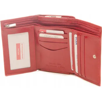 Peněženka Z.RICARDO dámská peněženka z pravé kůže červená