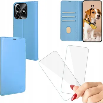 Pouzdro na mobilní telefon Flipové pouzdro Bama pro Honor X5c Plus, modré