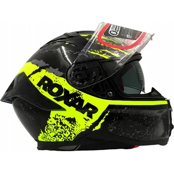 Moto bunda Integrální Motocyklová Přilba ROXAR BAYAMO EVO TOXIC velikost S, 5 let záruka