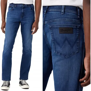 Pánské džíny Wrangler Texas Slim Jeans pánské džíny se zúženými nohavicemi, velikost 32/32