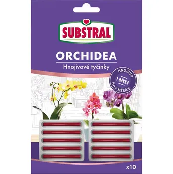 Hnojivo Substral tyčinkové hnojivo pro orchideje 10 ks