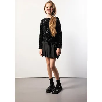 Dámské šaty Dětské šaty s příměsí bavlny Coccodrillo ZC5129101EPG černá 99X, vel. 158