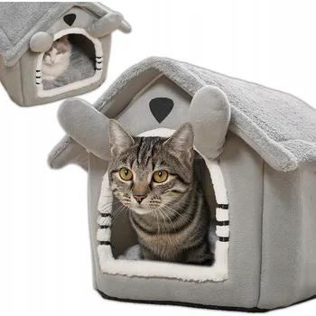 Pelíšek pro psa SKLÁDACÍ BOUDA PRO PSA KENNEL PRO MALÉ A STŘEDNÍ PSY A KOČKY VELIKOST L