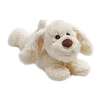 plyšák Albi - Hřejivý pejsek ležící světlý - 41442