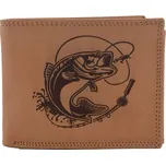 Mercucio Peněženka Natural Vzor 50 Candát S Udicí