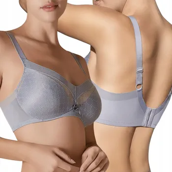 Podprsenka Selene podprsenka nevyztužená šedá velikost 100C