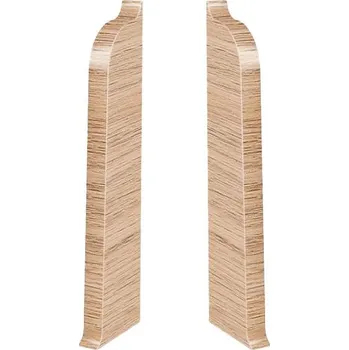 Stavebniny Koncovka pravá k liště Afirmax BiClick 41612 (161) Goldberg Oak