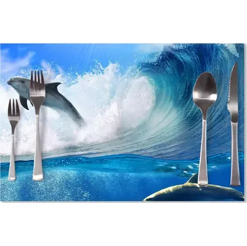 prostírání Sablio Prostírání Delfíni ve vlnách: 40x30cm
