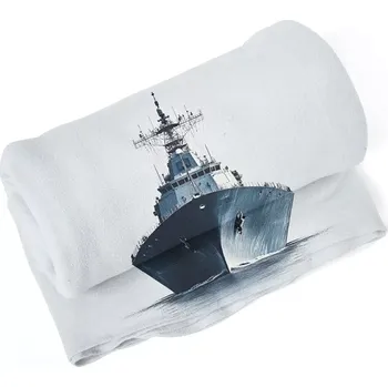 deka Sablio Deka Válečná loď na klidném moři - 150x120 cm