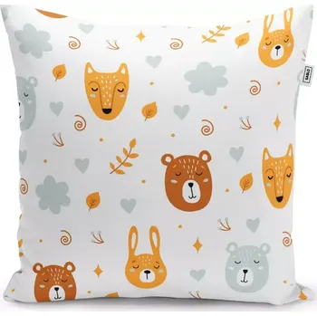 Polštář Sablio Polštář Medvěd a liška - 50x50 cm