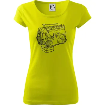 Dámské tričko Motor T912 V3S - Dámské triko Pure - S ( Limetková )