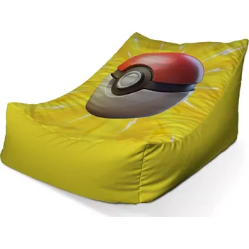 Sedací pytel Sablio Sedací vak Lounge Pokemon ball Exploze - 80 x 95 x 50 cm