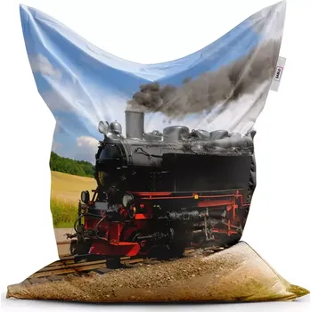 Sedací pytel Sablio Sedací vak Classic Lokomotiva 3 - 150x100 cm