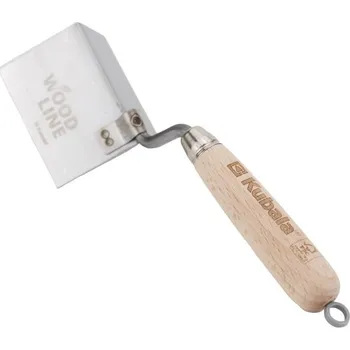 Zdenické nářadí KUBALA - WOOD LINE lžíce štukatérská nerez 97x120mm rohová vnější - dřevěná rukojeť Kubala K5913