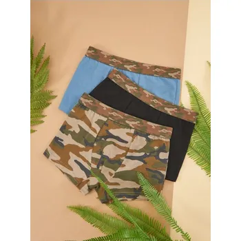 Chlapecké spodní prádlo Sinsay - Sada 3 kusů boxerek s vysokým podílem bavlny - vícebarevná - 383AP-MLC - 383AP-MLC-U86-1