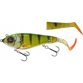 Umělá nástraha Wobler Savage Gear Deviator Tail Slow Sinking 16,5cm 48gr Chrome Perch