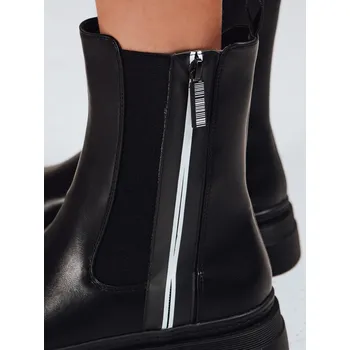 Dámské kozačky Dstreet Dámské kotníkové boty ZY1318 Barva: Černá, Velikost: 41