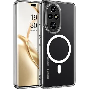 Pouzdro na mobilní telefon POUZDRO ZADNÍ KRYT POUZDRO MAGSAFE BEZBARVÉ PRO HONOR 200 PRO + SKLO !