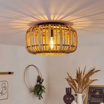 Brilliant 97167/20 Stropní svítidlo WOODROW přírodní ratan