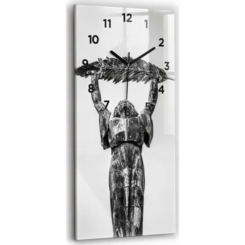 Hodiny Skleněné hodiny s tichým mechanismem - Loft, nástěnné - Socha Svobody v Budapešti