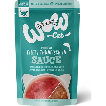Krmivo pro kočku WOW CAT Filety tuňáka v omáčce 8x85 g