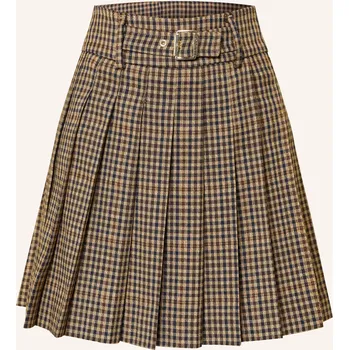 Dámská sukně Liu Jo Dámská Skládaná Sukně, tmavě oranžová / černá, 42