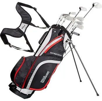 Golfová hůl WILSON set komplet STRETCH XL 10 holí + stand bag steel RH