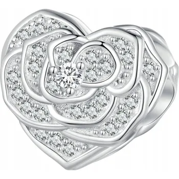 Přívěsek Přívěsek Růže Srdce Stříbro 925