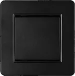 Elhard Vypínač Royal č.1 s rámečkem, černý - kompletní