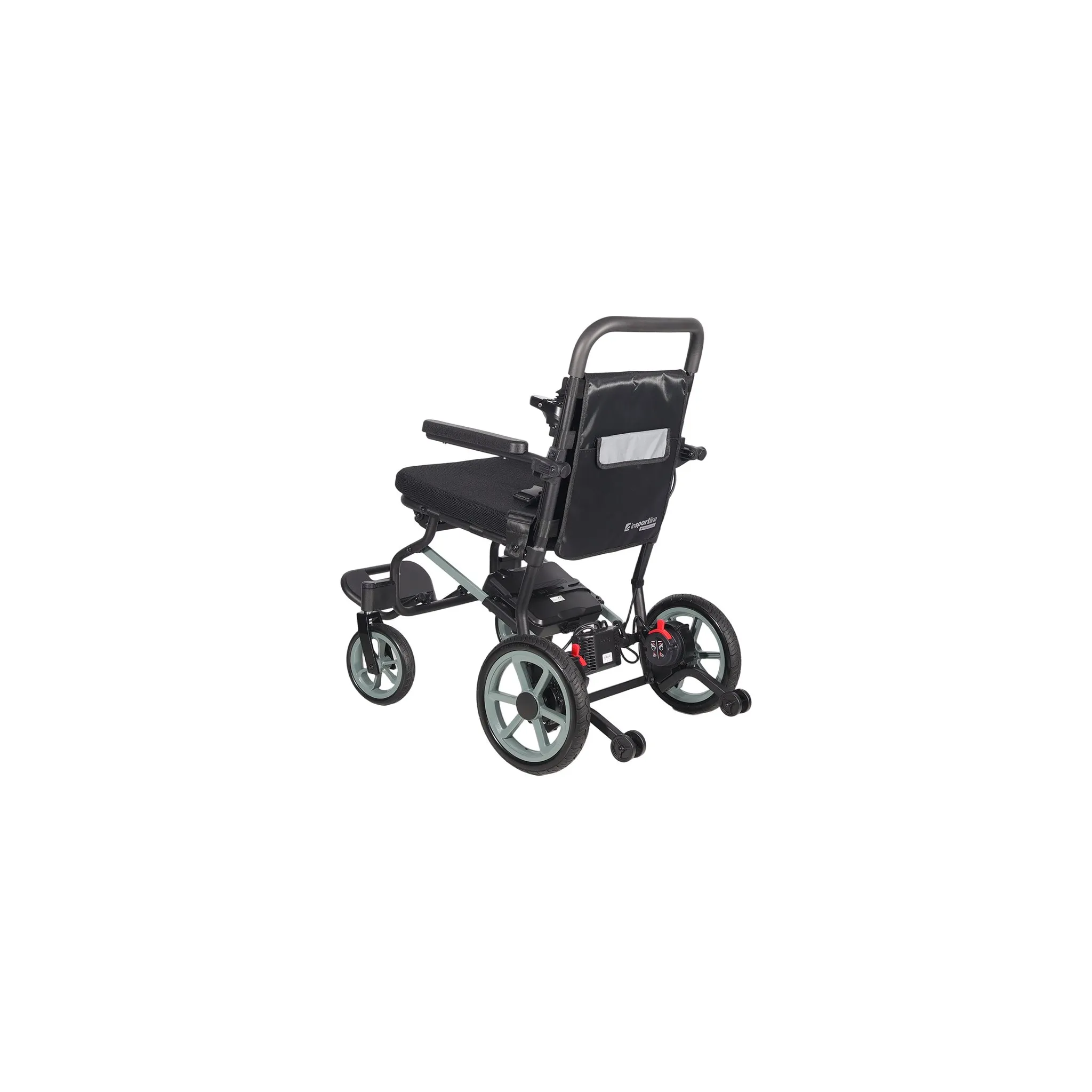 Fotografie 3 - Invalidní vozík inSPORTline Zauney černý 42 cm