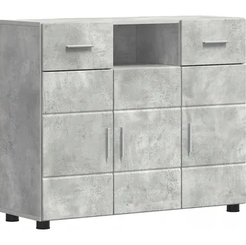 Šatní skříň Servírovací skříň se zásuvkou Betonová šedá 88,5 x 30,5 x 73 cm