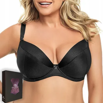 Podprsenka Gorsenia podprsenka s kosticemi, černá, velikost 75D