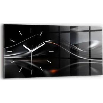 Hodiny Nástěnné hodiny Wallfluent černé 60 cm