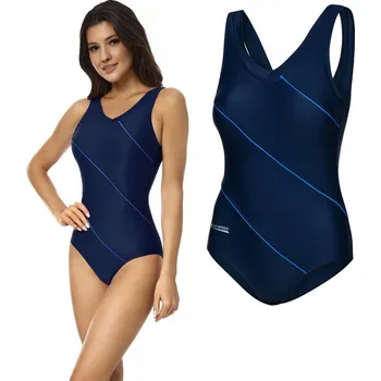 Dámské plavky Jednodílné AQUA SPEED PLAVKY pushup XXL 44