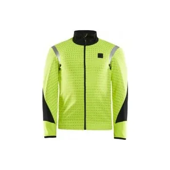 Cyklistické oblečení CRAFT Hale SubZ M žlutá s černou 1907807-851148 S; Žlutá bunda + DÁREK DLE VÝBĚRU!