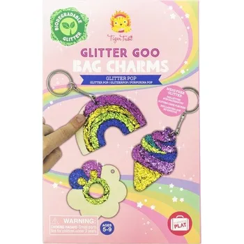 kreativní sada Tiger Tribe Kreativní sada - Brokátové klíčenky