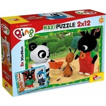 Puzzle Lisciani 24 dílků Puzzle Bing ve škole 2x12