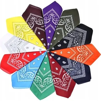 Šátek ŠÁTEK BANDAMKA NÁKRČNÍK ŠÁTEK BANDAMA SADA 12 KUSŮ