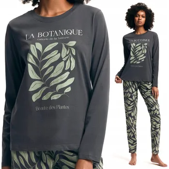 Dámské pyžamo Henderson dámské pyžamo bavlna šedé, velikost XL