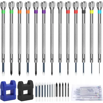 Šroubovák 13x PRECISION ŠROUBOVÁKY SADA NA OPRAVU HODINEK BRÝLÍ 0,6-2,0 mm