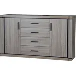 Komoda Veneti 157 x 44 x 91 cm odstíny hnědé